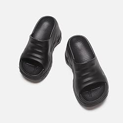 Arqa Marshmallow Wedge Sandals for Women Open Toe