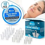 Wooppa Snoring Solution - Anti Snoring Solutions - Anti Snoring Devices - Snore Aids - Nose Vents - Snore Nasal Dilators - 10 Pack - Snore Stopper Set - Reduce Snoring - Stop Snoring