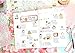 PDTXCLS Cute Bunny Rabbit Charactor Sticker Diary Scrap Book Scrapbooking Decor Decoration 6 Sheets Lot Korean Stationery by Cupid Gift Shop