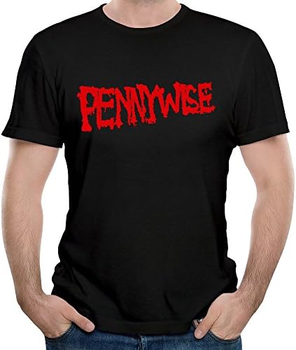 Pennywise Punk Rock Band Men's Tops Tee Shirts Cozy Political Shirts Black