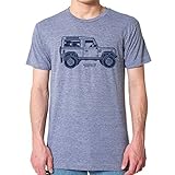 GarageProject101 Land Rover Defender Side T-Shirt L Athletic Gray