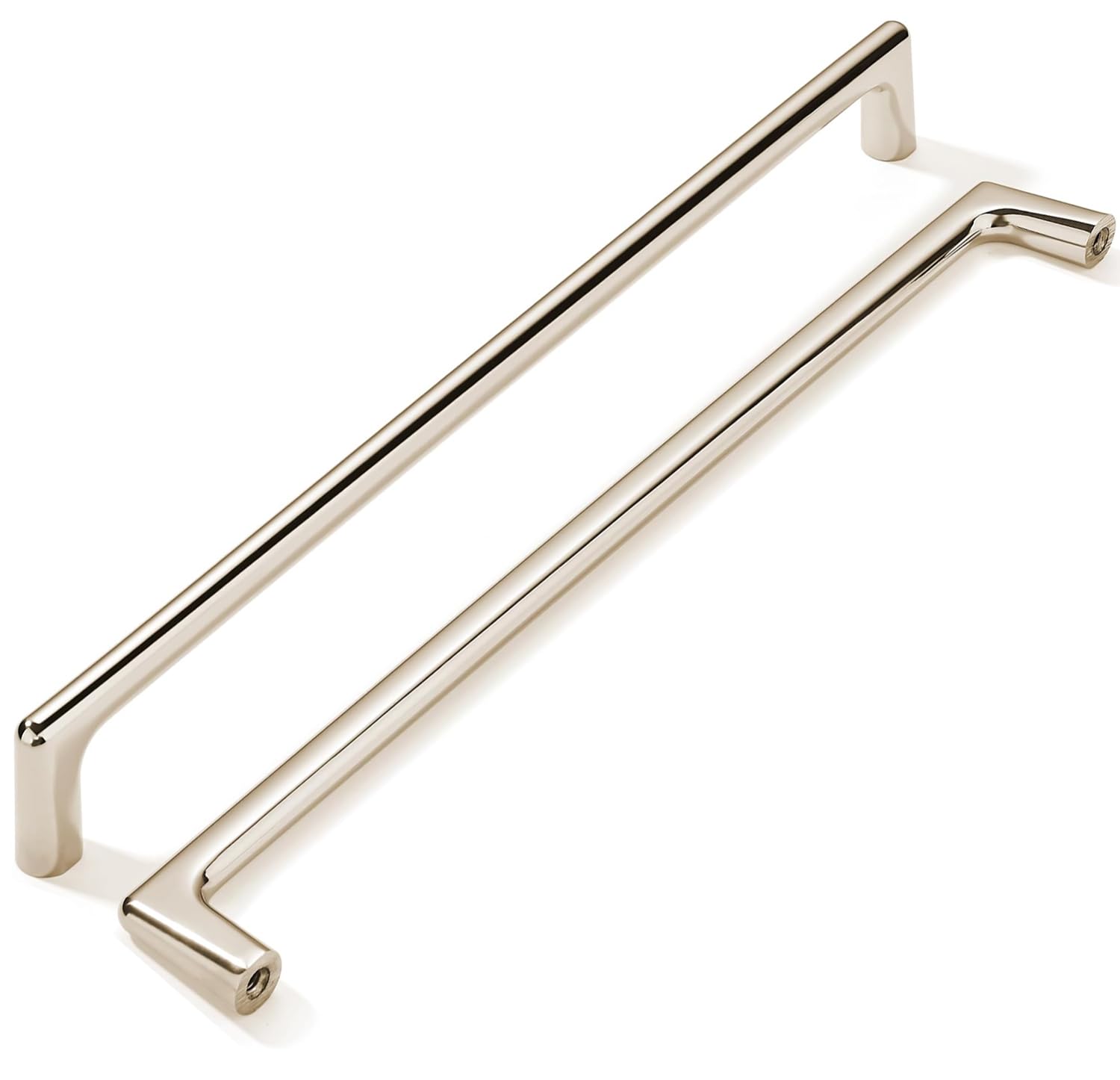 Photo 1 of khtumeware 10 Pack Polished Nickel Cabinet Pulls 8-3/4 Inch(224mm) Hole Centers Cabinet Pulls Kitchen Cabinet Hardware for Cupboard Drawer Handles Dresser Pulls