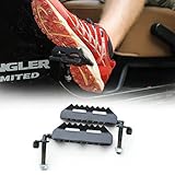 Danti Black One Pair Foot Pegs for 2007-2018 Jeep Wrangler JK All Automatic Transmission Models.