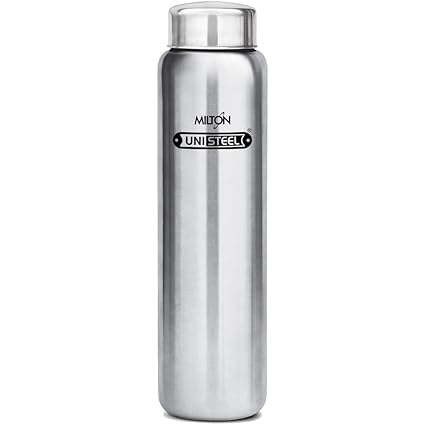 Milton Aqua-1000 Stainless Steel Water Bottle, 930 ml, Silver