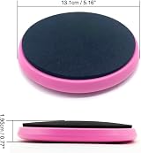CampTeck U7271 Ballet Turning Disc Pink with Black Foam view 2