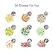 49-in-1 Icing Tips Stainless Steel Piping Nozzles, 26 Cupcake Decoration Icing Tips, 2 Free Piping Couplers, 20 Piping Bags With 1 Extra Silicone Bag Baking DIY Tools