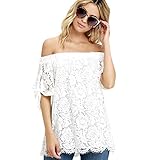 Sunward(TM) Fashion Women Lace Off Shoulder Tops Blouse T-Shirt