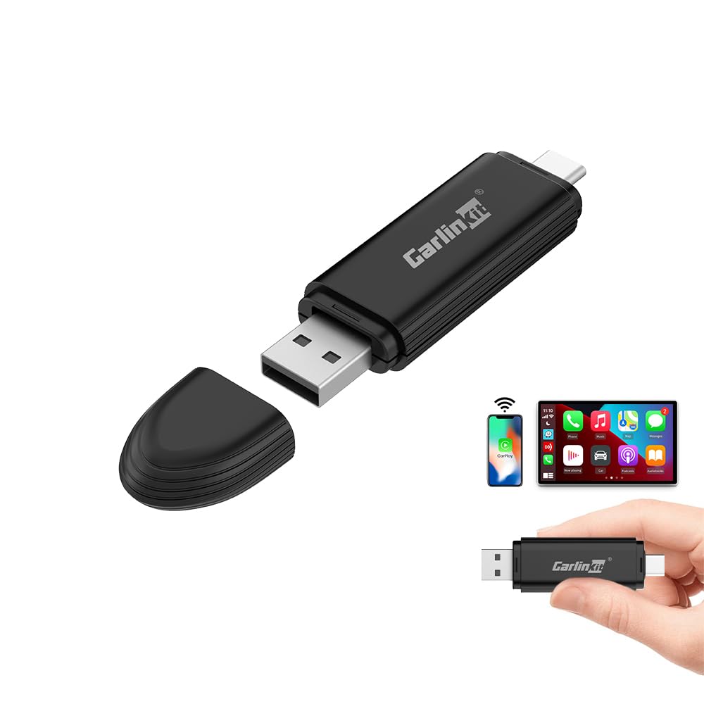 Carlinkit MINI5 Wireless CarPlay Adapter, original car wired CarPlay to wireless,More compact and convenient to store