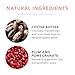 100% PURE Pomegranate Oil Anti-Aging Lipstick Long Lasting, Vibrant Makeup - Moisturizing Cocoa Butter Satin Finish - Vegan Fruit Pigmented Poppy Color (Bright Blood Red) - 0.15 oz