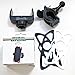ISSIKI JAPAN Bike Phone Mount Holder,Universal Bicycle Handlebar Roll Ball Mount Adjustable Cell Phone Holder Cradle for iPhone 7 7 Plus 6 6S Plus, Samsung Galaxy (White & Black)