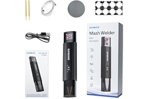 DOCREATE Battery Spot Welder, 99 Gear Handheld Spot Welder with LCD Screen, Portable Mini Spot Welder for Diy 18650 Battery, Iron, Automatic and Manual Mode, Spot Welding Machine for Nickel Strips 0.1-0.2mm