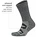 Balega Blister Resist Performance Crew Athletic Running Socks for Men and Women (1 Pair), Charcoal, Large