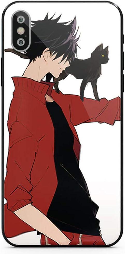 SHCASEA Haikyuu Case For Iphone,to The Top Iphone 11 Pro Tempered Glass Anime Hard Shell,volleyball Boy Kuroo Tetsurou-a Iphone 7/8