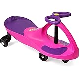 The Original PlasmaCar by PlaSmart - Pink | Purple - Ride On for Ages 3 Years and Up - No Batteries, Gears or Pedals - Twist,