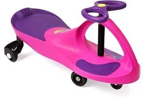 PlasmaCar The Original by PlaSmart – Pink/Purple – Ride On Toy, Ages 3 yrs and Up, No Batteries, Gears, or Pedals, Twist, Turn, Wiggle for Endless Fun