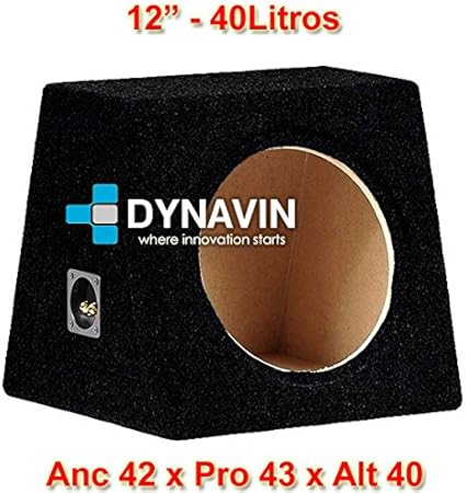 Dynavin Caja ACUSTICA para SUBWOOFER para Hueco EN EL Maletero: Amazon.es: Coche y moto