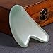 Rosenice Aventurine Massaging Scraping Massage Tools Natural Stone Board guasha Stone for SPA Acupuncture