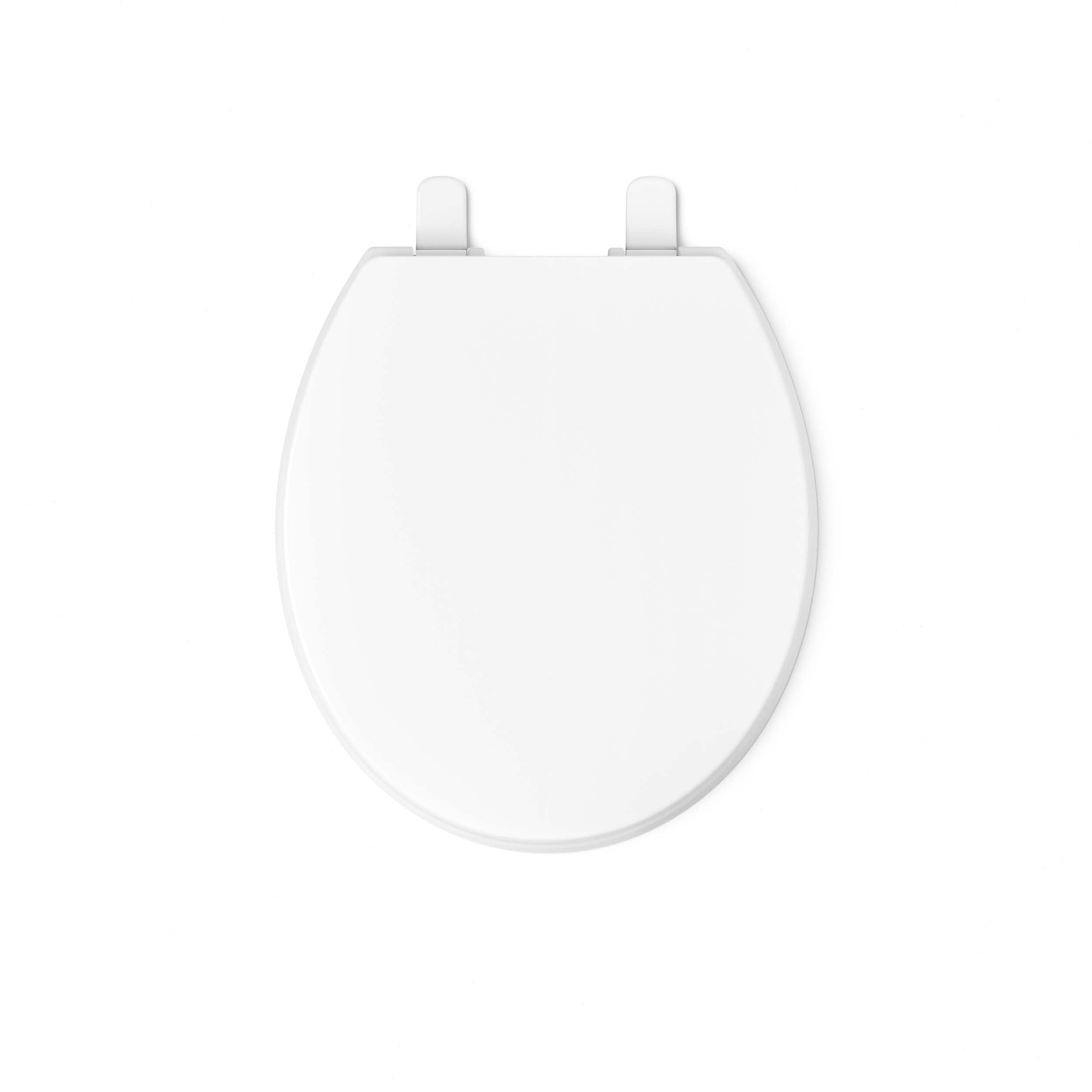 KOHLER 20111-0 Brevia, Slow Close Toilet Seat, Round Toilet Seat, Grip-Tight Bumpers Quick-Attach Hardware, White