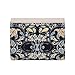 Damara Womens Trifold Allover Faux Lether Small Wallet,Purple