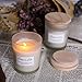 Scented Candle,Balance Harmony Soy Candle for Home Decor and Stress Relief Glass Jar Candle Highly Fragrance Long Lasting 14.8 oz Soy Wax Aroma Candle Relaxing Aromatherapy Candle-Rose+Lavender,2 Packthumb 3
