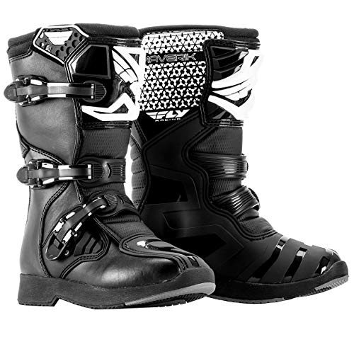 Fly Racing 2019 Youth Maverik Boots (1) (Black)