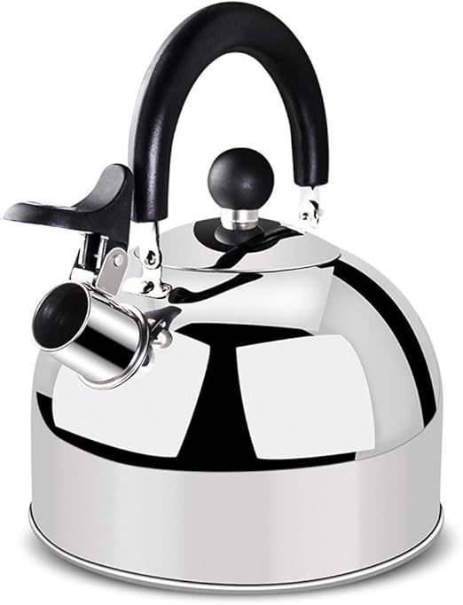 Hob Kettle, Stainless Steel Kettle 2.3L Automatic Sounding Kettle