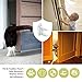 Outsmart Child Proof Door Lever Lock [3 Pack] - 3M Adhesive Child Safety Baby Proofing Door Handle Lock, Anti Lock-Out Design for Bathroom/Bedroom/French Door - BabeCare Idea