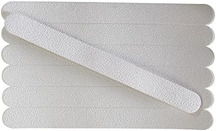 Safe Way Traction 3/4" X 7 1/2" White Adhesive Vinyl Anti Slip Non Skid Safety Tape Bath Strips - Package of 12