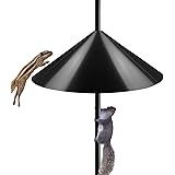 Ansionsol 19 Inch Wide Squirrel Baffle for Bird Feeder Pole, Outside Pole Mount Stopper & Bird House Guard for Outdoor Shephe