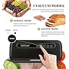 Razorri-E5200-M-Vacuum-Sealer-with-Starter-Kit-for-Food-Sous-Vide-Cooker-Compact-and-Full-Function-includes-Rolls-and-Bags-Easy-to-use-Indicator-Lights-Vacuum-Speeds-Selectable-Black