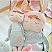 Plush Baby Bunny Doll Girl Gifts Soft First Dolls Easter Angela Girls Toy Grey 13 Inches + Gift Bag