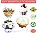 SupaCute Mini Parfaits Dessert Cups Disposable Appetizer Bowls, Complimentary Vegan Recipe e-Book with BONUS Serving Spoons 3.04 oz Set of 24 [48 Piece]