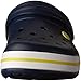 Crocs Unisex Crocband Clog, Navy/Citrus, 7 US Men / 9 US Women