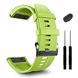 26mm for Fenix 7X Straps,Soft Silicone Fenix 5X