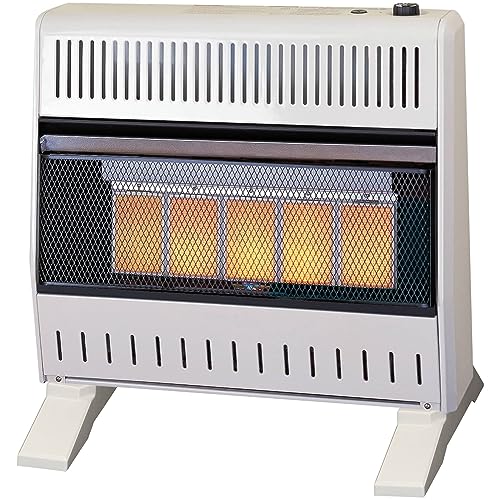 ProCom Heating Natural Gas Ventless Infrared Plaque Heater With Base Feet - 30