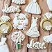 LILIAO Cookie Cutters Set for Wedding - 10 PCS - Wedding Dress, Diamond Ring, Bow-tie, Wedding Cakes, Heart, Heart with Wings, Bouquet, Plaque, Lips and Beard - Stainless Steel