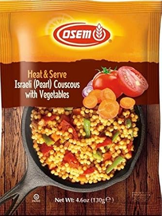 Osem Heat Serve Israeli Toasted Couscous Vegetables 4 6 Ounce Pack Of 12 By Osem Amazon Ca Grocery