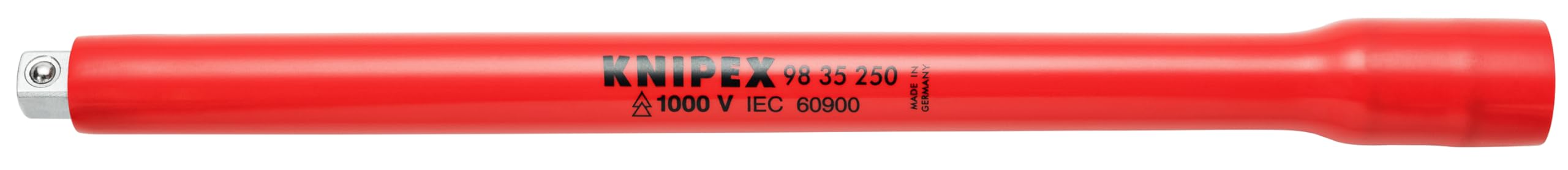 KNIPEX Tools - Extension Bar, 3/8" Drive, 1000V Insulated (9835250)