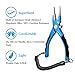 MadBite Fishing Pliers Resistant Saltewater for Braid Cutter and Hook Remover Fish Plier with Coiled Lanyard and Belt Holder Sheath