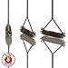 Alpha Grillers BBQ Grill Brush. Stainless Steel Bristles, 18 Inch Long Tools. Best Cleaner for A Weber Barbecue