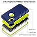 iMangoo iPhone Xs Max Case, iPhone 10s Max Case Outdoor Sports Heavy Duty Shockproof Case Full Body Protection Cover Non Slip Matte Surface Phone Case for iPhone X S Max 2018 6.5'' Navy Blue