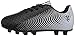 Vizari Stealth FG Soccer Shoes | Firm Ground Outdoor Soccer Shoes for Boys and Girls | Lightweight and Easy to wear Youth Outdoor Soccer Cleats | Black/White | Little Kid