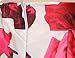 Yonala Women's Elegant Retro Floral Printed Casual Party Pleated Midi Skirt White One Size