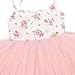 Flofallzique Summer Baby Girls Tulle Dress Floral Wedding Birthday Tea Party Special Occasion Infant Toddler Tutu