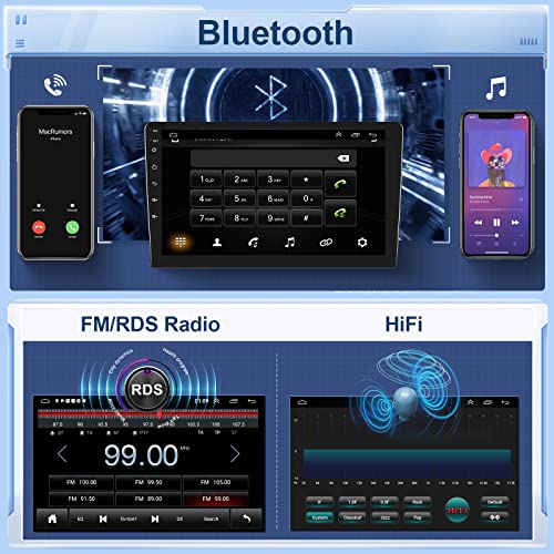 【2+64GB】 Hodozzy Carplay Android Radio for Peugeot 508 2012-2016.9 Inch Touchcreen Bluetooth Car Stereo Hands-Free with Android Auto/GPS/WiFi/FM/RDS/HiFi/USB+Canbus…
