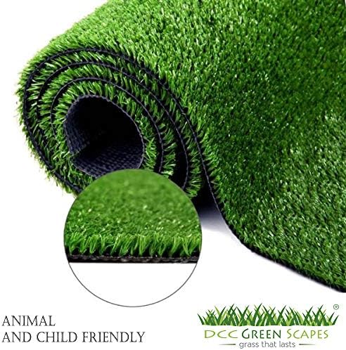 DCC Artificial Grass Highly Dense Artificial Grass Carpet Mat for Balcony, Lawn, Terrace and Mat (6.5 X 3 Feet)