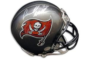 SPORTS MEMORABILIA Autographed Carnell "Cadillac" Williams Buccaneers Mini Helmet Autographed - Autographed NFL Mini Helmets