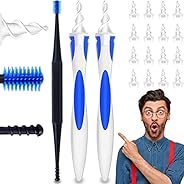 Q Grips Earwax Remover Silicone Spiral Qgrips Earwax Removal Tool Q-Grips Ear Wax Remover Reusable Safe Ear Wa