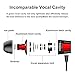 Headphones,Wackolee GX-30 in-Ear Headphone High Resolution Heavy Bass Earbuds Earphone for Smartphones with Mic Volume Control fit for iPhone Android (Red)