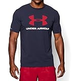 Under Armour Men's Sportstyle Logo T-Shirt, Midnight Navy/Red, XXX-Large
